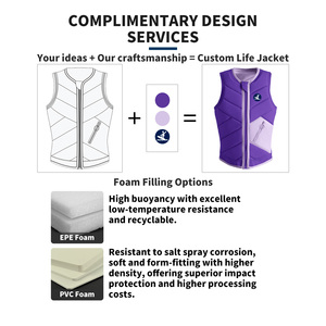 Tùy Chỉnh Wakeboard Vest Neoprene Nổi Cuộc Sống Áo Khoác Tác động Vest Trọng Lượng Nhẹ Surf Pwc Cho Máy Bay Phản Lực Thuyền Trượt Tuyết Thuyền Thể Thao Nước Dành Cho Người Lớn - Product Image 4