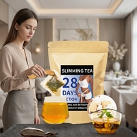 Thé Détox Minceur Rapide aux Herbes pour Adultes, 28 Jours, pour un Ventre Plat – Le Meilleur Thé Détox Chinois pour la Perte de Poids, 28 JOURS DE THÉ DÉTOX