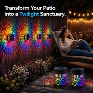 Factory Decorative Solar Mandala Wall Light Waterproof Outdoor Garden Wall Lamp Solar Powered No Wiring LED <b>Landscape</b> <b>Lighting</b> - Product Image 5