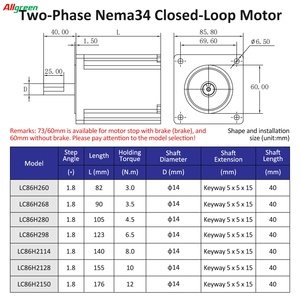 ไดรเวอร์มอเตอร์สเต็ปเปอร์ DC30V~110V/AC24V~80V 6/7.5A 2 เฟส Nema34 3/3.5/4.5/6.5/8/10/12 นิวตันเมตร ไดรเวอร์มอเตอร์สเต็ปเปอร์แบบวงปิด 2 แกน - Product Image 5