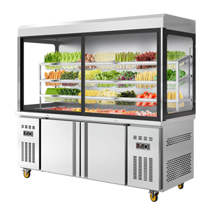 Vitrine Réfrigérée YINZHEGN pour Malatang avec Boîte à Lumière – Équipement de Réfrigération pour Restaurant - Product Image 2