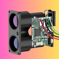Mini Sensor Láser de Medición de Distancia de 905nm, 3-600m, 412141mm, Módulo UART TTL con Láser Indicador de 650nm Opcional