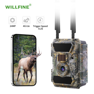 Caméra de surveillance solaire <span class=keywords><strong>MMS</strong></span>/SMTP/FTP avec vision nocturne pour la recherche sur la faune et les applications de chasse, avec transmission d'images à distance 4G - Product Image 3
