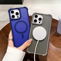 Coque de téléphone antichoc blindée pour iPhone 17 16 15 14 13 12 11 Pro Max, étuis magnétiques pour iPhone 16 15 14 Plus