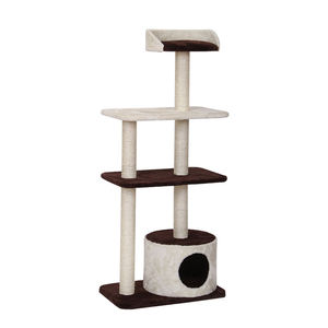 Treehouse Style Cat Tower Réaliste Écorce Texture Perche Condo Aspect Naturel - Product Image 4