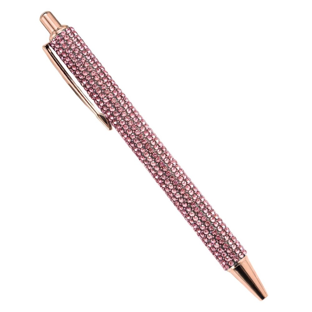 Poteau rose clair avec raccords dorés