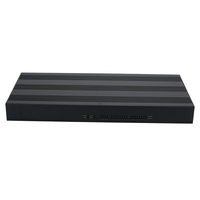 Boîtier vide pour amplificateur DAC DIY en alliage d'aluminium 1U, panneau frontal OEM/ODM, structure divisée IP54