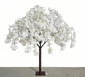 Arbre artificiel en fleurs de <span class=keywords><strong>cerisier</strong></span> japonais Sakura blanc et rose, grande taille, personnalisé, pour décoration intérieure et extérieure - Product Image 2