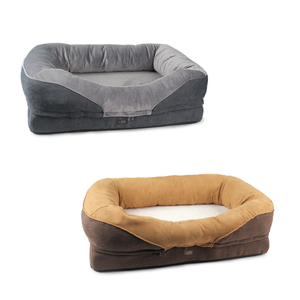 AFP Waterproof Tan Grey Pet Sofa <strong>Bed</strong> With Non-Slip Bottom Removable <strong>Dog</strong> <strong>Bed</strong> <strong>Large</strong> Fluffy Washable Memory Foam Pet <strong>Dog</strong> Sofa <strong>Bed</strong> - Product Image 6