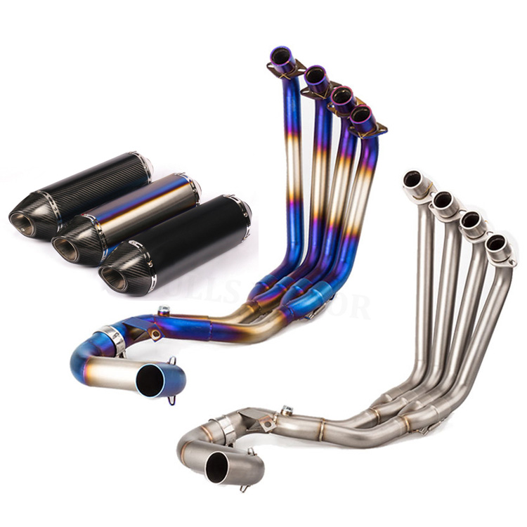 CB650F полная выхлопная система для HONDA CBR 650R CB650F полная выхлопная система CBR650R CB650R колено 2014-2019