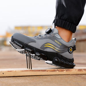 GUYISA Unisex stivali di sicurezza in acciaio con punta leggera in tela per estate inverno primavera autunno <span class=keywords><strong>scarpe</strong></span> <span class=keywords><strong>antinfortunistiche</strong></span> da cantiere - Product Image 4