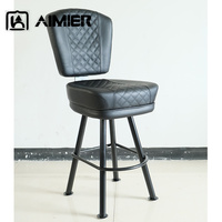 Chaises de lavabo modernes à 4 jambes pour salle de bains, chaises à fente faite à la Machine, en cuir véritable texturé
