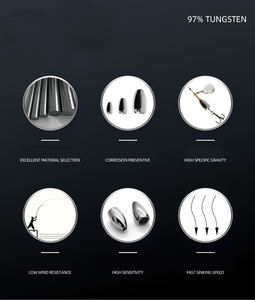 WEI Spinning Composite Spinnerbait Longue coulée Basse Paruline Pêche Rivières Lacs Ruisseaux Métal Durable Acier - Product Image 3