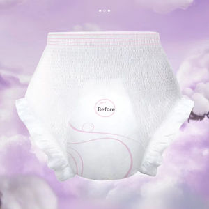 Bemes Pantalones de dormir de noche ultrafinos Servilleta sanitaria de algodón Pantalones de servilleta sanitaria transpirables a prueba de fugas - Product Image 1