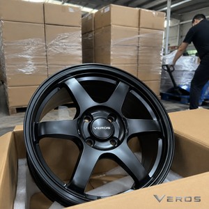 Veros flow FORMING <span class=keywords><strong>Te37</strong></span>แข่งรถ <span class=keywords><strong>Volk</strong></span> สีดำ<span class=keywords><strong>4x100</strong></span> 4x114.3 16 17นิ้วเหมาะสำหรับ233กอล์ฟล้อรถยนต์ jdm - Product Image 4