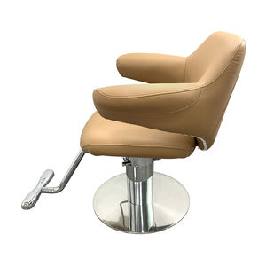Chaise de coiffeur K, fiable, rotative, avec accoudoirs électriques réglables, en métal, style luxe léger, pour salon de coiffure - Product Image 4