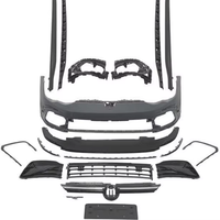 Accessoires automobiles pour Golf 8 vers R Line : Ensemble pare-chocs avant et arrière avec calandre, jupes latérales et diffuseur arrière