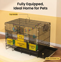 35 #   Cage à oiseaux pour perruches, usage domestique, villa, cage à perroquets d'intérieur montée sur voiture, boîte de reproduction pour oiseaux, modèle toutes saisons