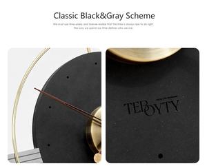 Bgteboy — grande horloge murale en bois, décor de bureau, moderne et à Quartz, mains en noyer, horloge de luxe, <span class=keywords><strong>2022</strong></span> - Product Image 4