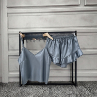 Ensembles de pyjama en satin FUNG 6016 avec logo personnalisé, vente en gros, vêtements de nuit et de détente pour femmes, cadeaux pour la mariée et les demoiselles d'honneur