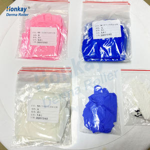 Fábrica de China, venta al por mayor, guante de nitrilo naranja, guantes de nitrilo desechables negros sin polvo para trabajo punteado con diamantes - Product Image 2