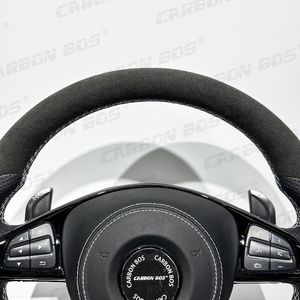 Volante de Cuero y Fibra para <span class=keywords><strong>Mercedes</strong></span> Benz W204 W205 W167 W213 W222 W207 W212, Venta Directa de Fábrica - Product Image 4