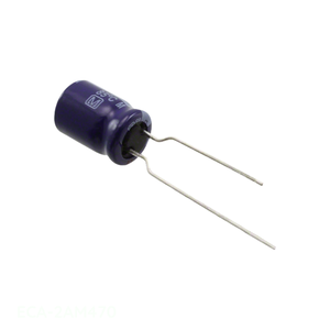 ตัวเก็บประจุแบบ Through Hole รุ่น ECA-2AM470 CAP ALUM 47UF 20% 100V RADIAL TH 47 uF - Product Image 1