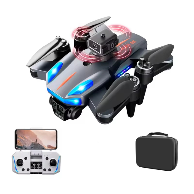 K911 SE Mini Foldable RC FPV Drone Quadcopter 4K HD Triple Camera Obstacle Avoidance Dual GPS 20min Flight Children Gift Toy