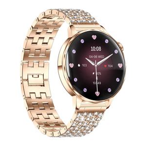I220 Smartwatch Vrouwen Luxe 1.27Inch Ips Bt 5.3 Bloeddrukmeter Aangepaste Wijzerplaten 300Mah Batterij Ios Android Compatibel - Product Image 2