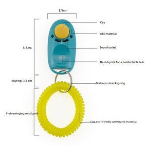 Anello da dito all'ingrosso nero e rosa per addestramento cani e gatti, clicker per addestramento animali domestici - Product Image 5