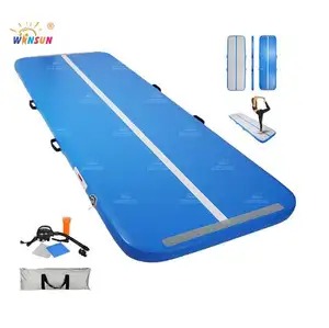 Acrobatics 4m 8m 9m Inflatable Air Gymnastics Mat Training Mats Wrestling 10/20cm High Thickness Airtrack Mat For Home Use