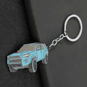 Nouveauté Porte-clés en forme <span class=keywords><strong>de</strong></span> <span class=keywords><strong>voiture</strong></span> <span class=keywords><strong>Prix</strong></span> <span class=keywords><strong>de</strong></span> gros Porte-clés <span class=keywords><strong>de</strong></span> véhicule Pendentif Porte-clés en métal émaillé doux - Product Image 2