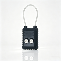 Cadenas électronique à câble en acier avec alarme à distance et anti-effraction pour la sécurité des marchandises et des biens de valeur en logistique