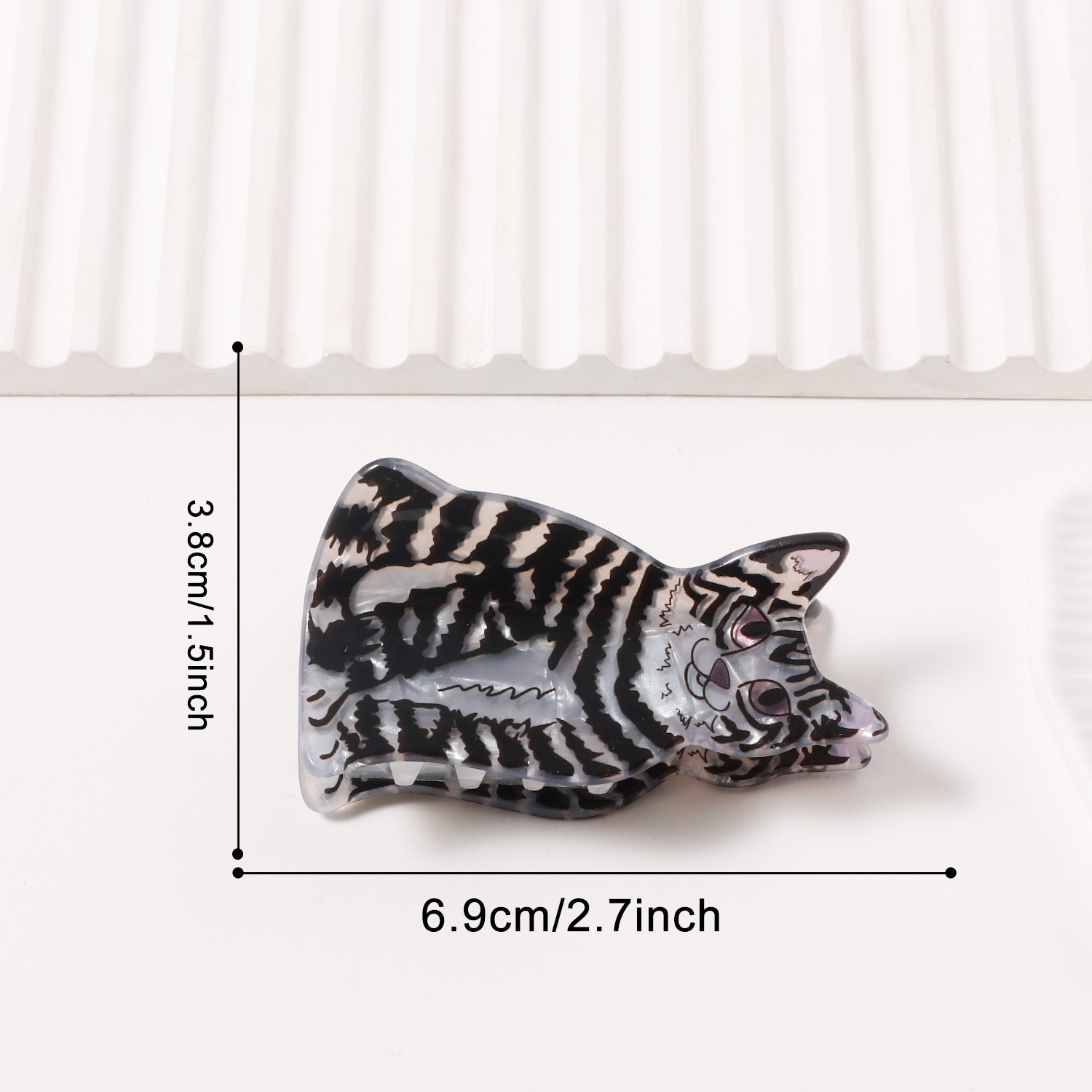 Black-tabby cat