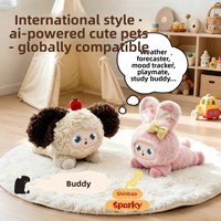 Robot en peluche intelligent IA avec musique, vocalisation et récit d'histoires, compagnon pour enfants de 4 à 6 ans - Poupée d'apprentissage précoce de l'anglais