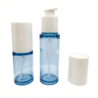 Flacon pompe airless de voyage 30ml 50ml en PET rechargeable pour sérum et parfum – Emballage cosmétique portable