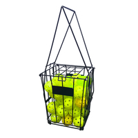 Accessoires de sport, panier à balles de tennis et de pickleball multifonctionnel et mobile, bac à balles de tennis portable pour ramasser les balles de tennis