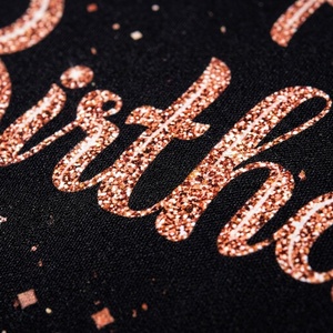 Venta al por Mayor de Telones de Fondo Personalizados <span class=keywords><strong>para</strong></span> Cumpleaños, Globos Rosa Dorado, Coronas, Pancartas con Brillo, Impresión Digital, Decoración <span class=keywords><strong>para</strong></span> Fiestas, Directo de Fábrica, BannerHQ - Product Image 3