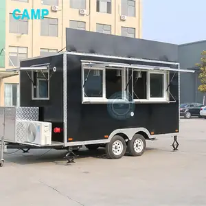 2023 Bestseller Outdoor Mobile Fast Food Trailer Truck Kunden spezifischer Wagen Mobile Food Truck für Lebensmittel-und Getränke automaten