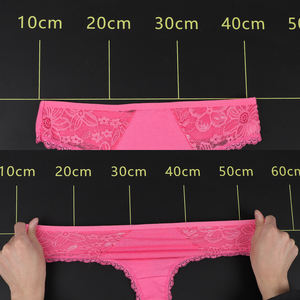 उओकिन सस्ते कपास ठोस महिलाओं की पैंटी-बैक सेक्सी महिला पैंटी-बैक सेक्सी - Product Image 3