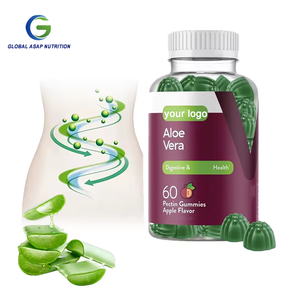 OEM Extrait d'Aloe Vera à base de plantes diététique Aloe-emodin Gummies pour perdre du poids Complément pour brûler les graisses Aloe Emodin Gummies - Product Image 2