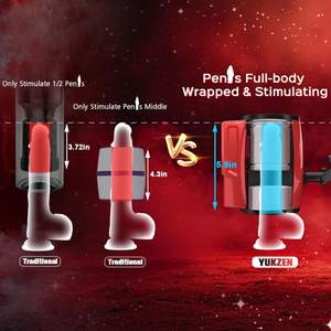 เครื่องสั่นกระตุ้นอวัยวะเพศชายเป็นของเล่นทางเพศ-ระบบขับเคลื่อนสองชั้นอัตโนมัติ - Product Image 3