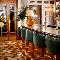 Ensemble de mobilier de bar haut de gamme en bois massif, chaises de bar pivotantes pour pub et bistrot, vente en gros