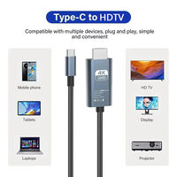 Câble USB C vers HDMI compatible 4K 60Hz 30Hz 8K, adaptateur Type C, convertisseur HDTV pour téléphone 15 MacBook