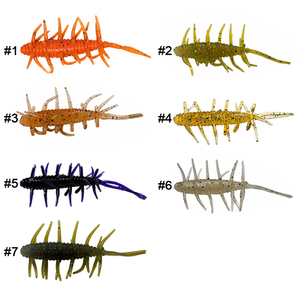 Esca Morbida 5.8cm/1.5g 4.5cm/1.1g per <span class=keywords><strong>Pesca</strong></span> Selvaggia con Testa Piombata Invertita, Esca Finta Galleggiante per Bass e <span class=keywords><strong>Pesci</strong></span> Testa di Serpente - Product Image 5