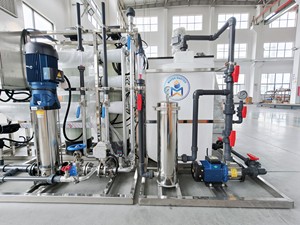 Système de dessalement écologique personnalisable avec moteur PLC, roulement et boîtier de membrane d'osmose inverse, capacité de 500 l/heure - Product Image 5