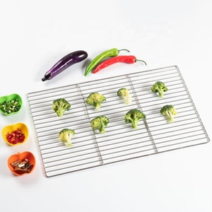 Rejilla de Enfriamiento Rectangular de Acero Inoxidable de Alta Calidad, Gran Estabilidad, Bandeja para Secar Alimentos en Horno para Panadería - Product Image 4