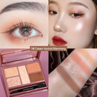 Vente en gros de fard à paupières imperméable en satin hautement pigmenté, fard à paupières longue durée avec maquillage des yeux chatoyant de marque privée personnalisé