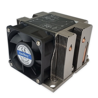 Radiateur CPU de serveur 2U 3647Square à 4 caloducs, double roulement à billes, liaison cuivre-aluminium, refroidisseur CPU Intel LGA 3647 Square
