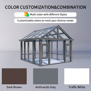 <span class=keywords><strong>Solarium</strong></span> de patio avec protection <span class=keywords><strong>UV</strong></span> et ventilation, design spacieux et élégant, idéal pour se détendre, lire et se divertir. - Product Image 2